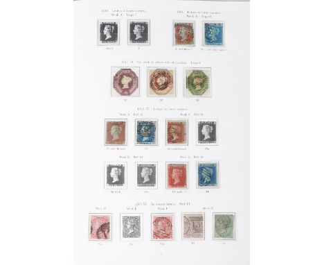 GB collection in Stanley Gibbons ring binder album with stamps spanning from 1841, to include QV 2d blue, QV embossed issues 