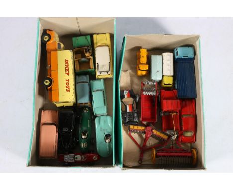 Dinky Toys diecast model vehicles to include 930 Bedford Pallet Jekta Van, 173 Nash Rambler, 193 Rambler Cross Country, 238 J