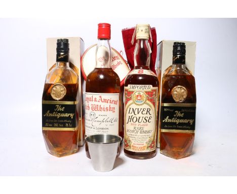 Four bottles of blended Scotch whisky to include THE ROYAL &amp; ANCIENT by Cockburn and Campbell Ltd of Edinburgh and London