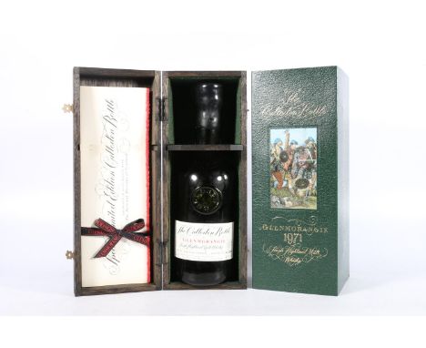 GLENMORANGIE 1971 The Culloden Bottle Highland single malt Scotch whisky, limited edition bottle number 1736, 43% abv. 70cl, 