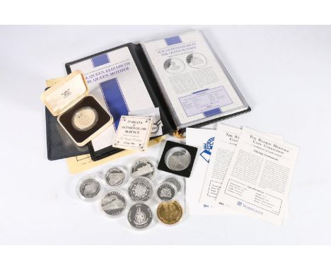 MDM The Crown Collections Limited silver proof coins to include VANUATU 50 vatu 1994 [925 31.47g], CAYMAN ISLANDS one dollar 