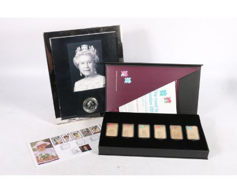 The London Mint Office 'The Road To London 2012' limited edition commemorative ingot collection in issue box with papers, and