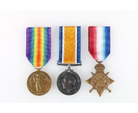 Medals of 20132 Private David McCrone of the 6th Battalion King's Own Scottish Borderers KOSB comprising WWI British war meda