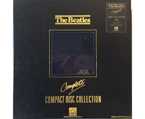 THE BEATLES - COMPLETE COMPACT DISC COLLECTION (HMV BOX SET WITH PRESS PACK). Fab collectors' item with this limited edition 