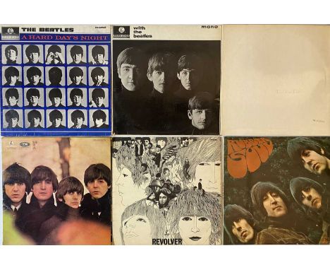 THE BEATLES &amp; RELATED - STUDIO LPs PLUS 7". Another ace run with 7x LPs plus 8 x 7" including 60s originals. Parlophone L