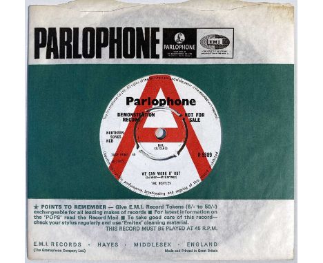 THE BEATLES - WE CAN WORK IT OUT/DAY TRIPPER 7" - ORIGINAL UK DEMO (PARLOPHONE R 5389). Superb to see extremely well presente