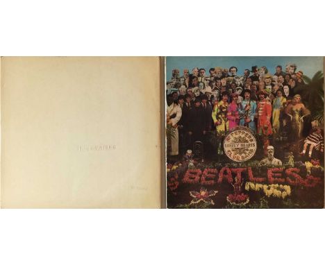 THE BEATLES - SGT PEPPER'S (FOURTH PROOF) AND WHITE ALBUM (MONO ORIGINAL). Ace bundle of 2 x LPs to include Sgt. Pepper's Lon