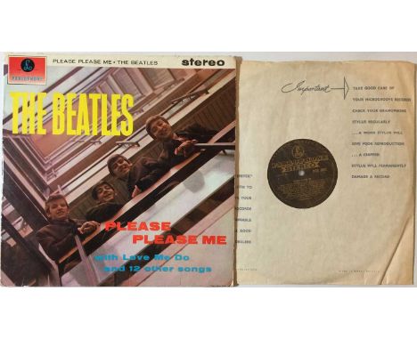 THE BEATLES - PLEASE PLEASE ME LP (1ST UK STEREO 'BLACK &amp; GOLD' - PCS 3042). A key addition to any Beatles collection now