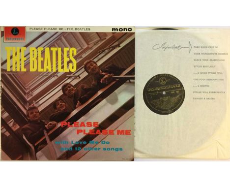 THE BEATLES - PLEASE PLEASE ME LP (1ST UK 'BLACK AND GOLD' - PMC 1202 - SUPERB COPY). An absolutely superb condition 1st UK m