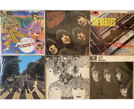 THE BEATLES &amp; RELATED - LP COLLECTION PLUS EP. Well presented collection of 11 x LPs plus 1 x EP including 60s originals 