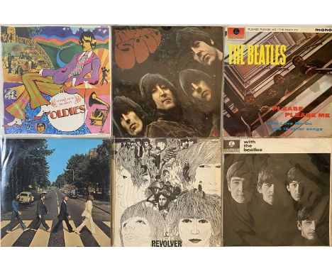 THE BEATLES &amp; RELATED - LP COLLECTION PLUS EP. Well presented collection of 11 x LPs plus 1 x EP including 60s originals 