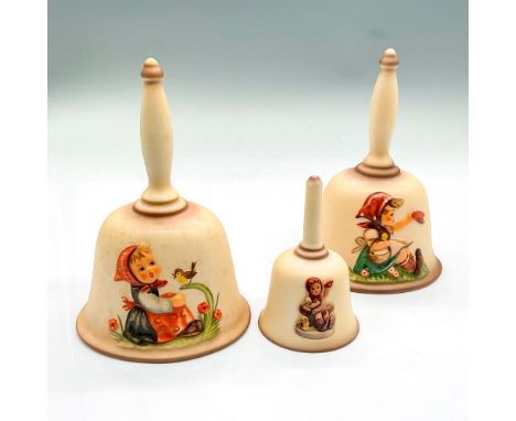 3 piece bell set from 1978 and 1981. Goebel W Germany backstamp. Issued: 20th centuryDimensions: 4"L x 3.5"W x 6"HManufacture