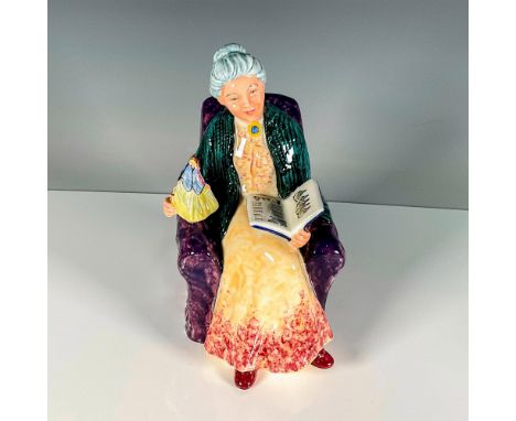 Produced exclusively for Doulton's International Collectors Club. Modeled as a ceramics collector, reading a first edition of