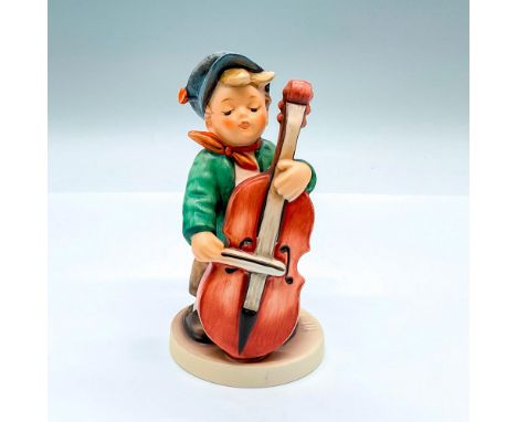 Hand painted figure of a young boy playing the cello. Goebel backstamp. Artist: M.I. HummelIssued: 2006Dimensions: 2.75"L x 2