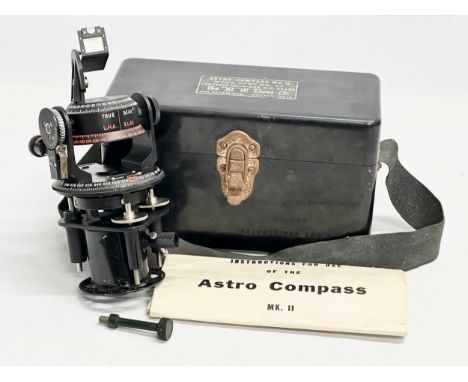 A W.W. Boes Company Astro Compass. MK.II. Serial 11075. Part No 94. 