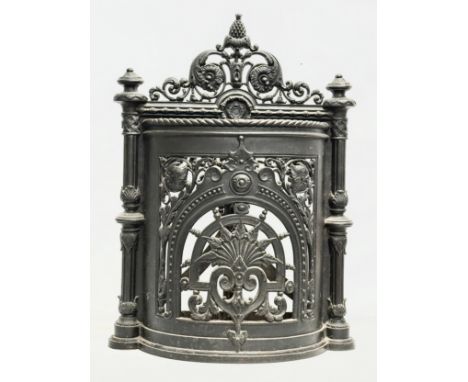 A large Late 19th Century Scottish cast iron umbrella stand/stick stand by Falkirk. 64x20x85cm. 