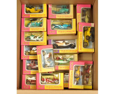 Matchbox Models of Yesteryear group to include Y2 Prince Henry Vauxhall, Y5 Peugeot, Y10 Rolls Royce Silver Ghost plus others