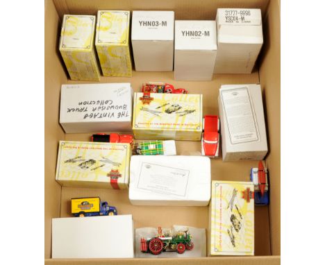 Matchbox Models of Yesteryear group of 11 to include YYM38054 Scout Jeep 35256 Chevy Pick-Up plus others - conditions are gen