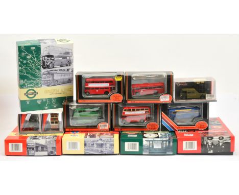 EFE &amp; Corgi Original Omnibus (1/76th) scale buses group to include "London Transport" sets, AEC "Metrobus" plus others - 