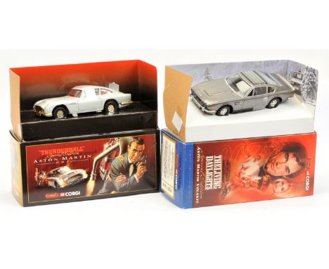 Corgi "James Bond" A Pair (1) Aston Martin DB5 "Thunderball" (LTD 255/1000) and (2) Aston Martin Volante "The Living daylight