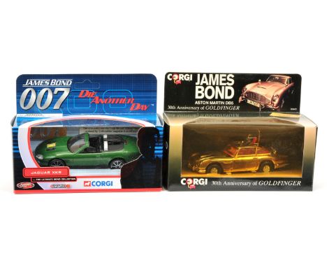 Corgi "James Bond" A Pair (1/36th) Scale&nbsp; (1) 96445 Aston Martin DB5 - Gold plated Excellent (some tarnishing) in a Good