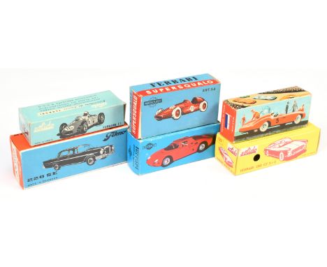 Empty Boxes group To Include Tekno 726 - Mercedes 220 SE, Solido 123 - Ferrari 250 GT, Mercury 53 -&nbsp; Ferrari Supersqualo