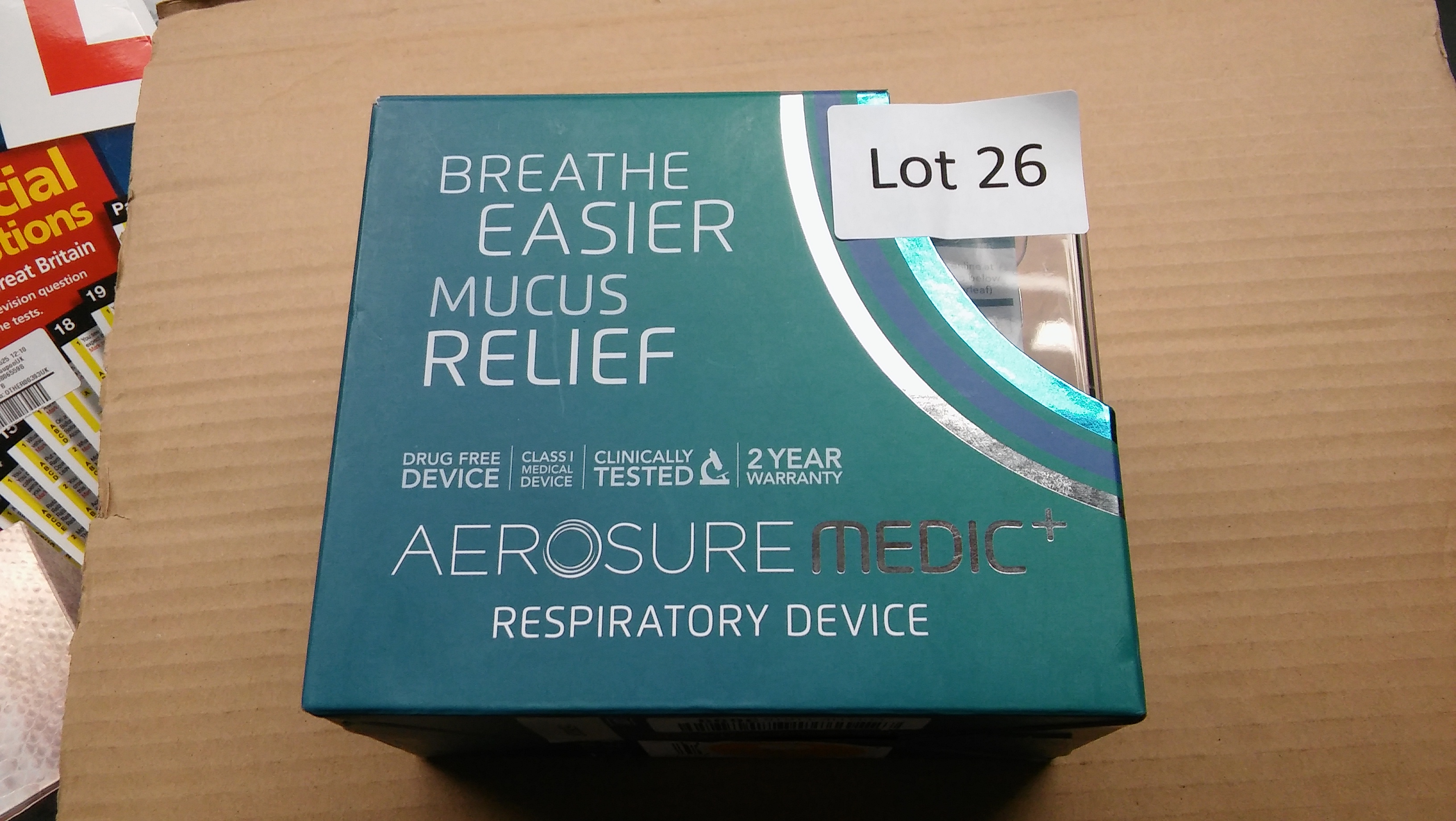 AEROSURE MEDIC BREEZE BREATH EASIER MUCUS RELIEF RESPIRATORY DEVICE ...