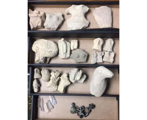 Mixed Group of Syro-Hittite Artefacts, 2nd millennium BC A mixed group of objects consisting of: eight ceramic torso fragment