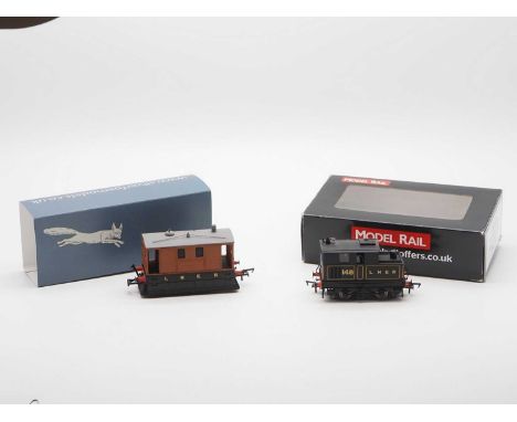 A pair of OO gauge LNER steam locomotives comprising a SILVER FOX MODELS tram loco and a MODEL RAIL MR-011 Sentinel '148' - V