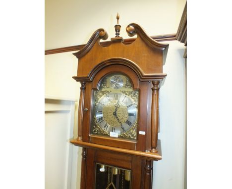 A modern triple weight driven longcase clock in the 18th century style