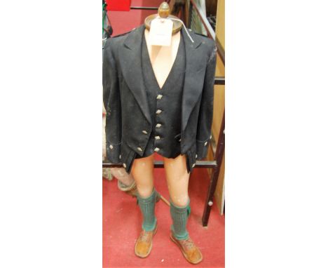 A child mannequin with clothes h.117cm, and one other full size tailors dummy (2)