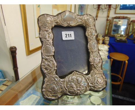 A hallmarked Silver frame