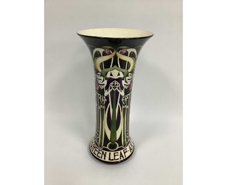 A Moorcroft Prestige Pottery Vase, painted in the 'Art is The Flower' design from the 'Let Glasgow Flourish' collection by Ni