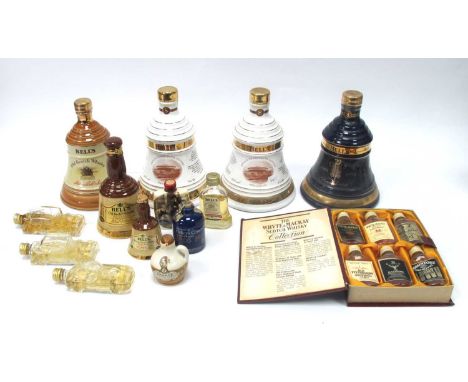 Whisky - Bell's Commemorative Bell Decanters; including Christmas 2000, Prince of Wales 50th Birthday, Whyte &amp; Mackay Sco