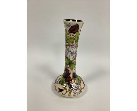 A Moorcroft Pottery Vase, painted in the 'Climbing to Heaven' design by Vicky Lovatt, shape 99/11, limited edition No 8/10, s