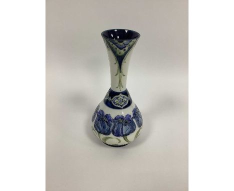 A Moorcroft for James Macintyre and Co Ltd Pottery Vase, of baluster form with tapered neck, painted in the 'Tulip' pattern i