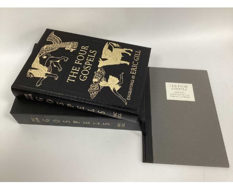 Folio Society - The Four Gospels of the Lord Jesus Christ, after the Golden Cockerel Press edition, illust. by Eric Gill, num