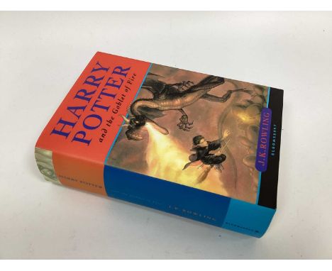 Rowling [J.K.]: Harry Potter and the Goblet of Fire, first edition, hardback, pub by Bloomsbury 2000, inscribed and signed (u