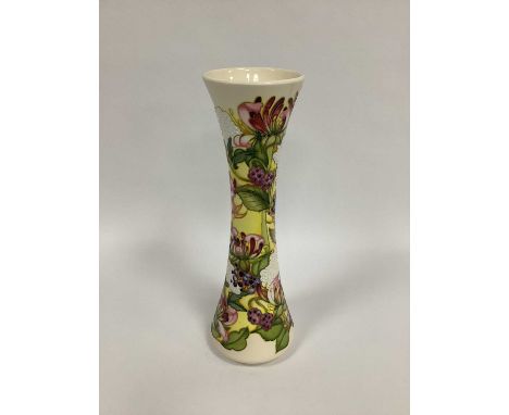 A Moorcroft Pottery Vase, painted in 'The Winemakers' design by Vicky Lovatt, shape 365/15, limited edition No 4/10, signed, 