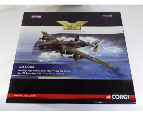 Corgi - a limited edition diecast model aeroplane in 1:72 scale from the Corgi Aviation Archive collection #AA37204, in origi