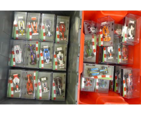 A collection of forty-three F1 model racing cars, boxed 