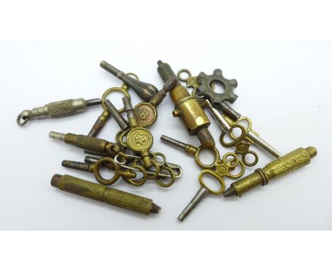 Watch keys including universal 
