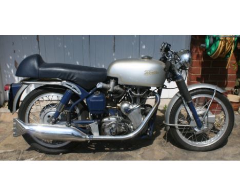 1967 Velocette Thruxton, 499 cc. Registration number CTC 27E. Frame number RS 19296. Engine number VMT 551. Gearbox number 12