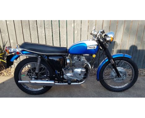 1971 Triumph T100 Daytona, 490 cc. Registration number BVM 159K. Frame number PG40490 T100 R. Engine number PG40490 T100 R. C