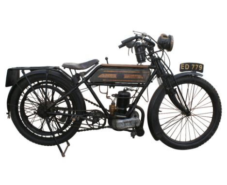 1914 Fairfield, 269 cc. Registration number ED 779. Frame number N/A. Engine number N/A.The Fairfield Motorcycle Company was 