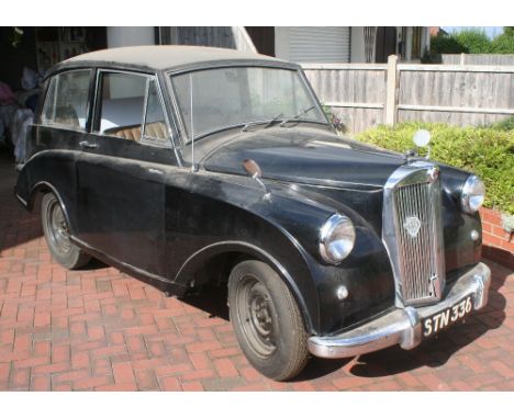 1953 Triumph Mayflower, 1247 cc. Registration STN 336. Chassis number TT 32864 DL. Body number 5386 59. Engine number TT 3391