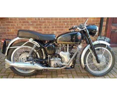 1959 Velocette Venom, 499 cc. Registration number SJN 29 (non transferrable). Frame number RS 11583. Engine number VM 2661. T