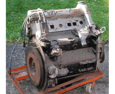 Triumph Dolomite 1850 engine, with water pump, unknown condition.