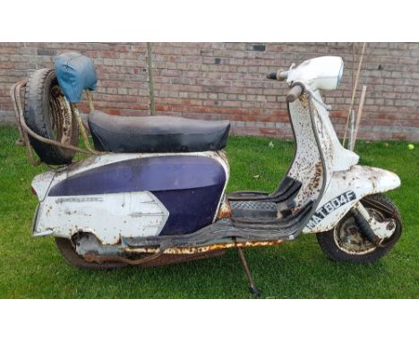 1967 Lambretta SX 200, 200 cc. Registration number MAT 804F (see text). Frame number 200 * 843602. Engine number TBC. Manufac