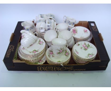 Paragon Cherwell pattern six setting tea service together with two bone china part tea services. 